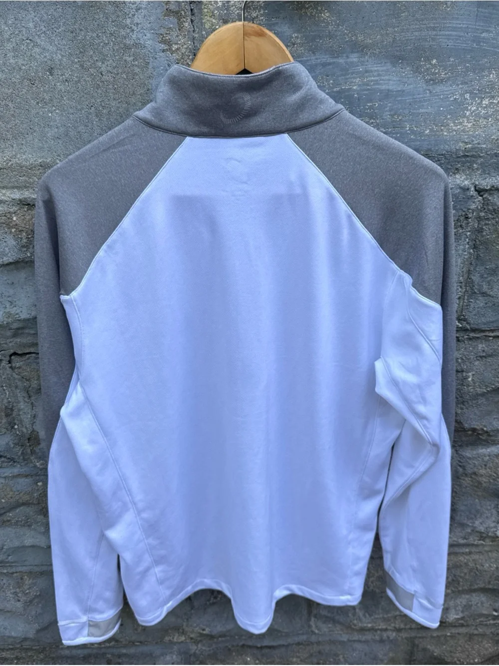 Tobacco Road Golf Zero Restriction 1/4 Quarter Zip Pullover Medium Jacket White